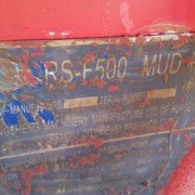 2013 RONGSHENG RSP F500 Triplex Mud Pump